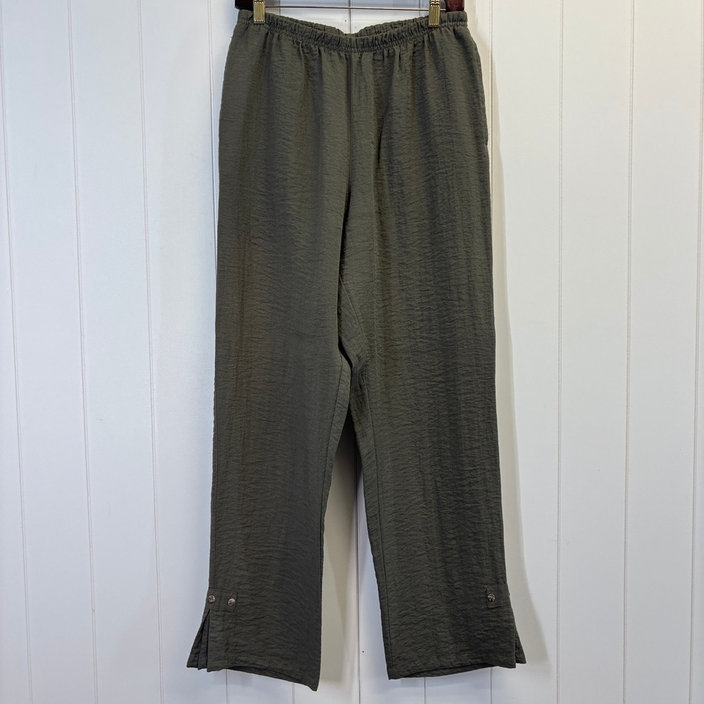 CMC Color Me Cotton Women Scandi Boho Earthy Loose Pants Size M Minimalist USA